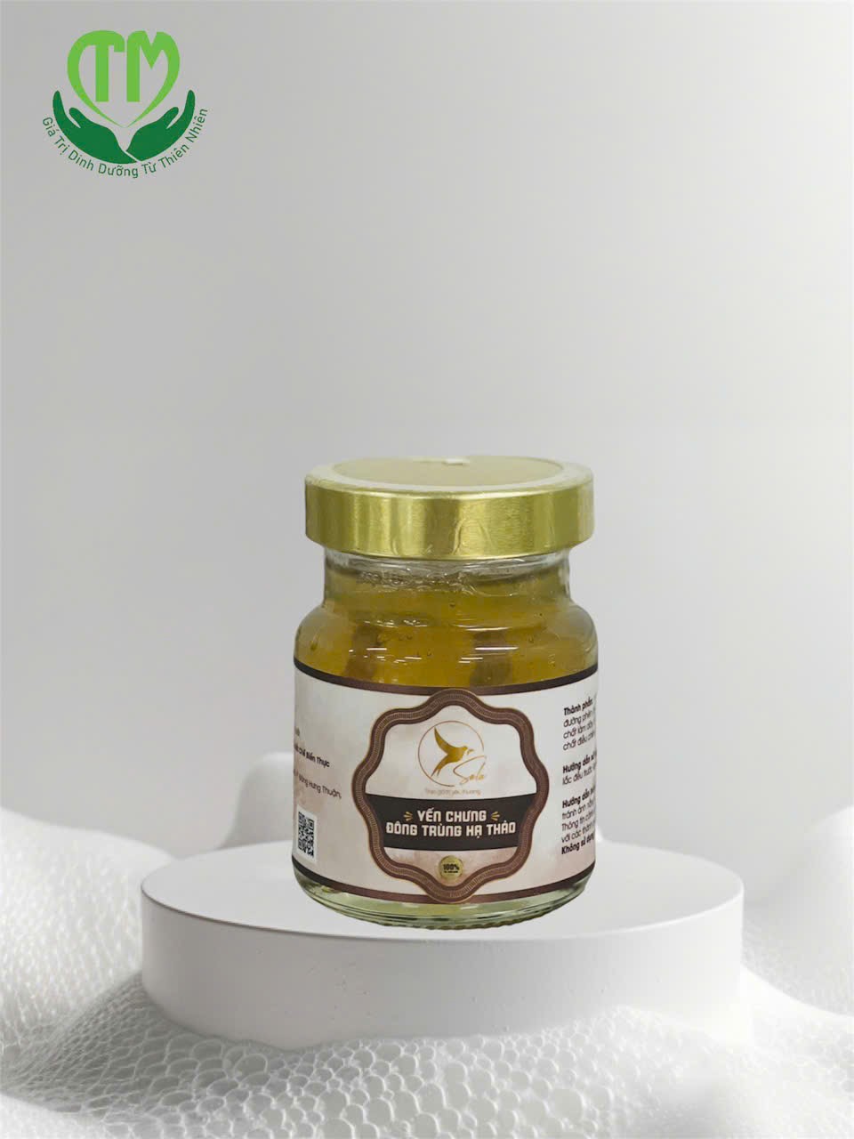 Yến chưng đ&ocirc;ng tr&ugrave;ng hạ thảo Sala